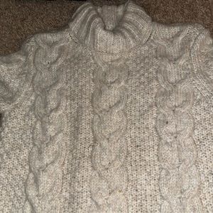american eagle cropped knit sweater